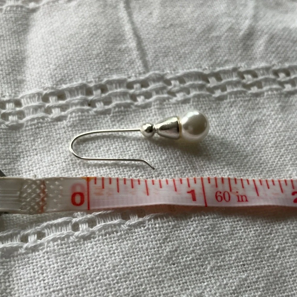 Vintage Bead & Pearl Hook Dangle Earrings Set - 3‎ pair